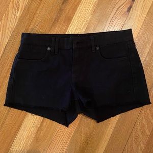 NWOT MADEWELL BLCK DENIM JEAN SHORTS SZ 26 !!!